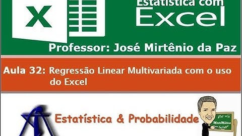 Aula 32: Regressão Linear Multivariada com Excel