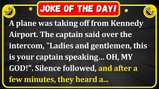 🤣The captain made an announcement over the intercom... | funny joke