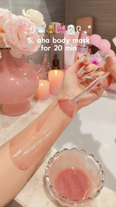 🧴My 9 steps bodycare routine #asmr #skincare #aesthetic #bodycare #cleangirl #nightroutine #fyp