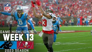 Carolina Panthers vs. Tampa Bay Buccaneers | 2023 Week 13 Game Highlights