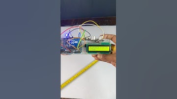 Distance measuring machine #shorts #arduino #arduinoproject