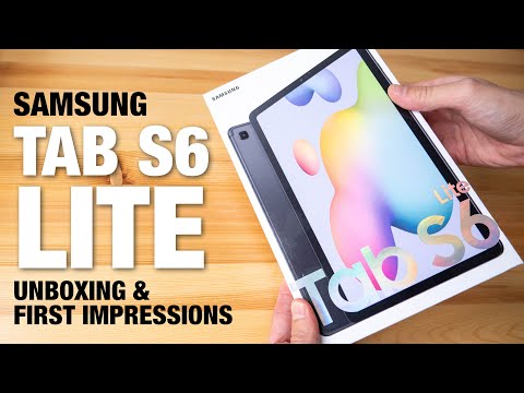 Samsung Galaxy Tab S6 Lite  Unboxing en español 