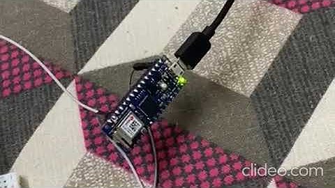 First Name Blink in Arduino Nano 33 IOT