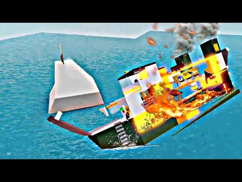 Видео: тонущие корабли