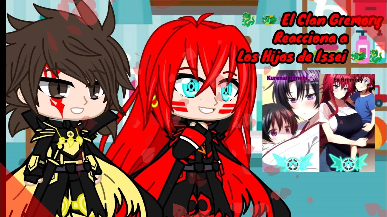 El Clan Gremory Reacciona a Los Hijos de Issei 🐉🐲 | Gacha Club