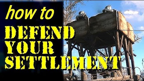 Tips and Tricks  - How to Successfully Defend Your Settlements