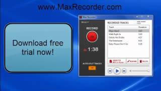 Record Youtube, Pandora, Spotify with Max Recorder screenshot 4