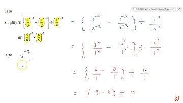EXPONENTS AND POWERS NCERT CLASS 8 CHAPTER 12 Example QUESTION - 7 - MATHS CBSE, RBSE, UP BOARD,...