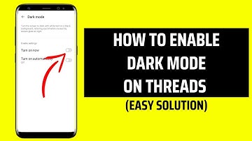 How To Enable Dark Mode On Threads