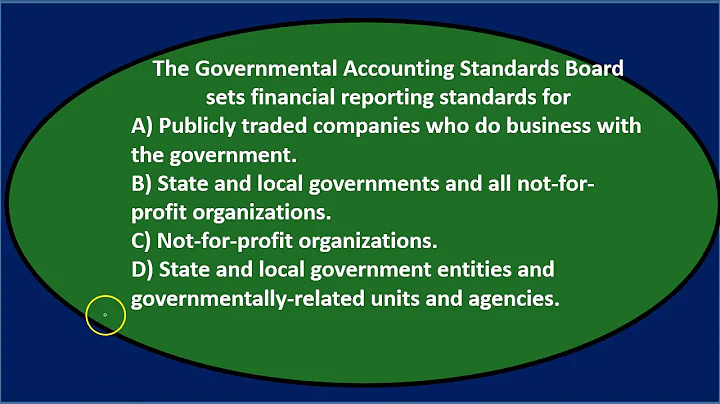 Multiple Choice Questions – Governmental Accounting A1