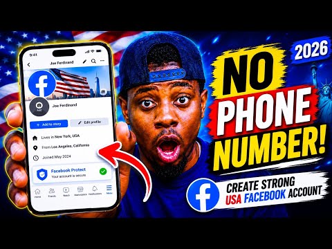 How to Create Strong 🇺🇲 USA Facebook Account Without Phone Number (2026)