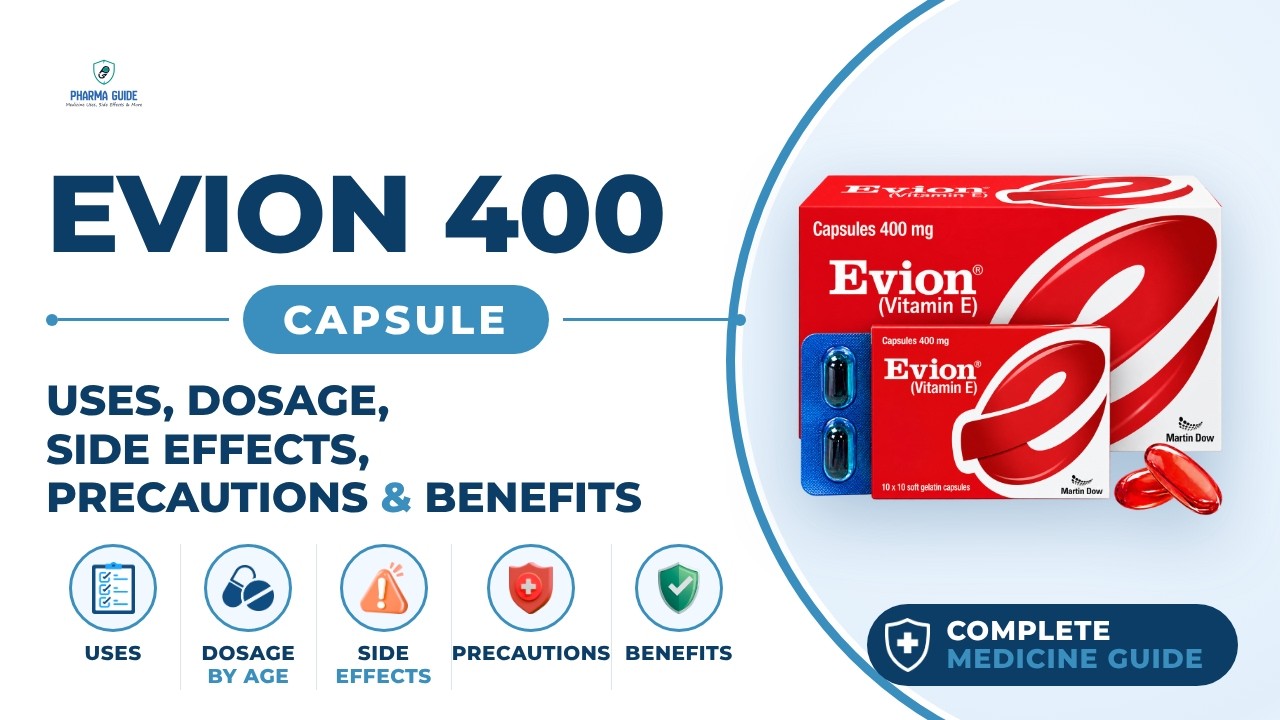 Evion 400 Capsule: Uses, Dosage, Side Effects, Precautions and ...