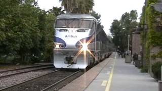 Amtrak 562 Stops At San Juan Capistrano