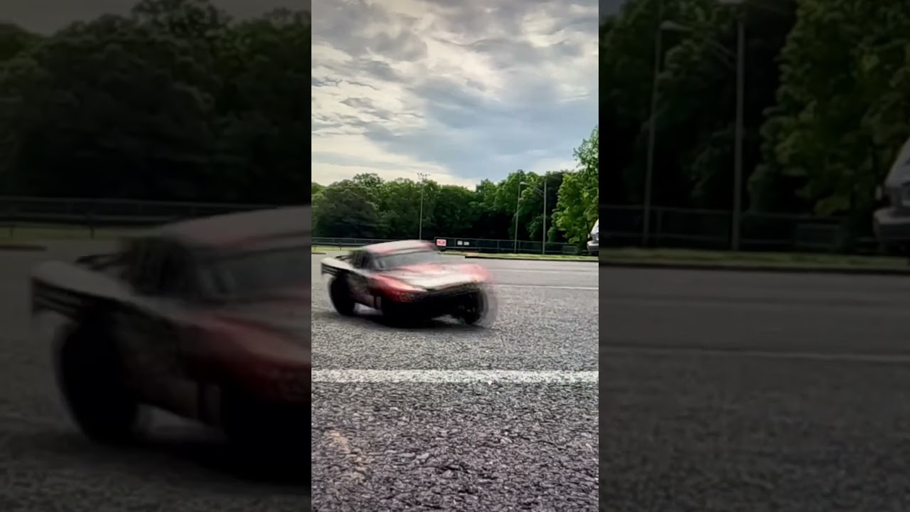 Traxxas slash doing burnouts and wheelies