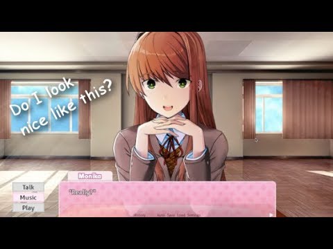 How to gift monika clothes in Monika after story ddlc mod mas