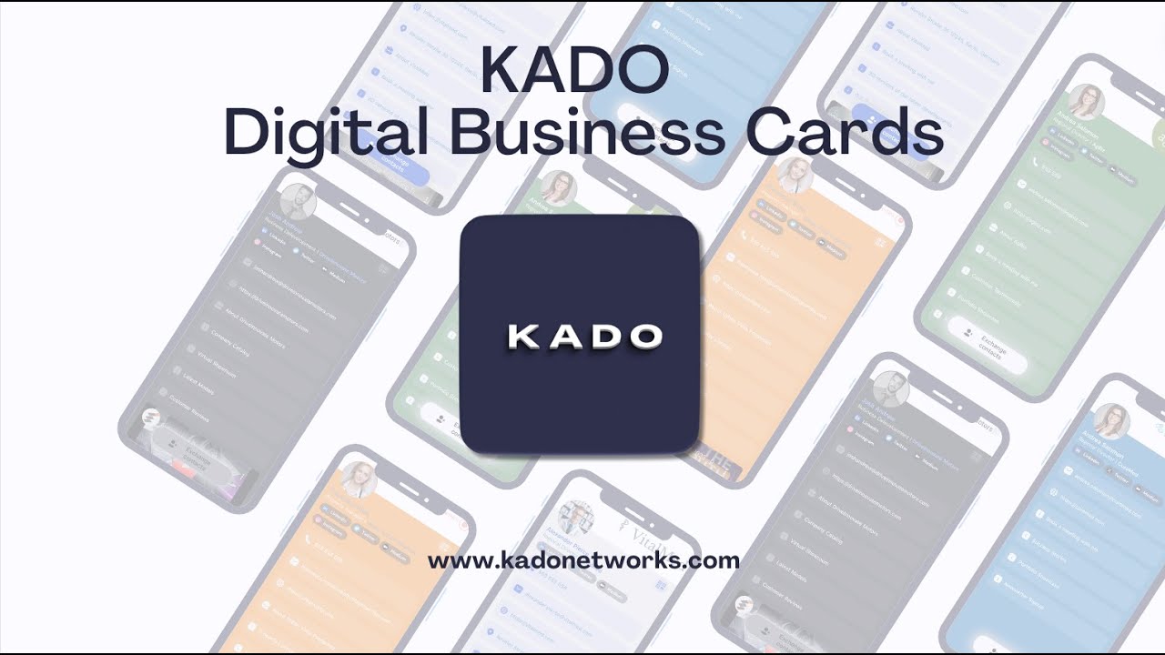 KADO Digital Business Cards 2024 YouTube