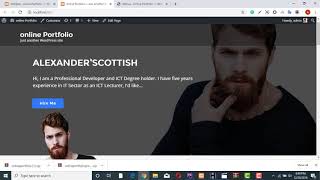 Manaully demo Setup Process For Online Portfolio WordPress Theme