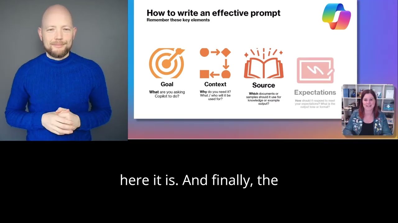 Enhancing Communication for Deaf and Hearing Audiences with VRS and Copilot