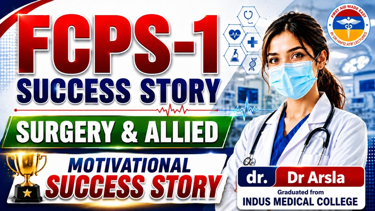 🏆 FCPS-1 SUCCESS STORY | Dr. Arsla | Surgery & Allied | FAME PLATFORM | Dr Hafiz Atif