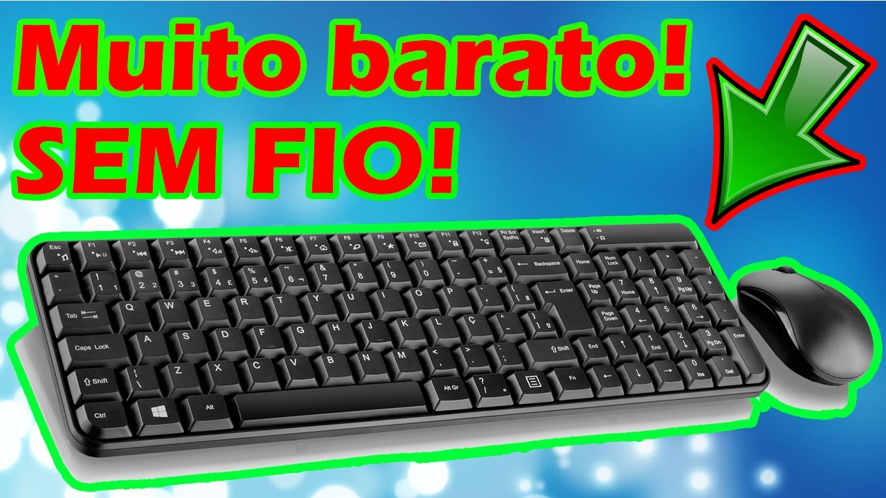 Unboxing e review do COMBO teclado e mouse SEM FIO multilaser (ULTRA