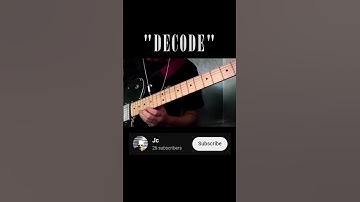 Paramore - Decode (Guitar Cover)