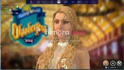 Alya Sisters in Oktoberfest with Face Rig and  Filmora scrn Trial Version