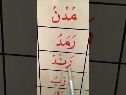 كلمات ثلاثية من الوحدة الاولى أسرتي