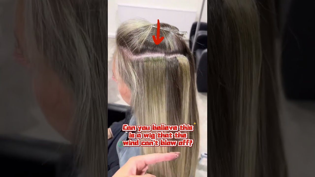 🌬️🌬️🌬️Our tape ins are designed to stay in place no matter how strong the wind blows.✅