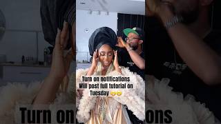 Subscribe for more tutorials 😍😍😍 #gele #wedding