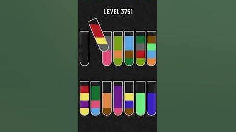 water sort puzzle level 3751
