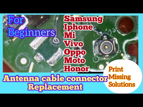 Network antenna connector replacement | smart phone network antenna connection break |Samsung|iphone