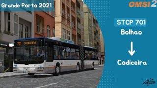 Ligne 701 | Carrière suivie sur Grande Porto 2021 | Omsi 2