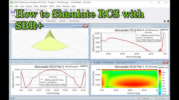 How to Simulate RCS with SBR+