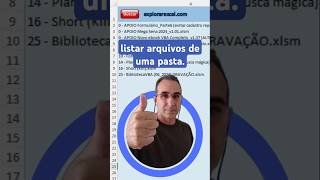 Explorar PASTAS do Windows com VBA (Função DIR)