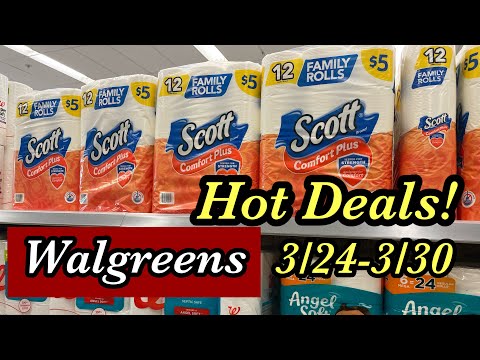 Hot deals this week || 3/24-3/30 || Walgreens is🔥🔥