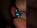 Black opal at its best $16,000 a carat #blackopal #gemstone #opal