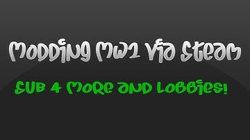 How To: Mod MW2 on Steam [FOURdeltaONE]