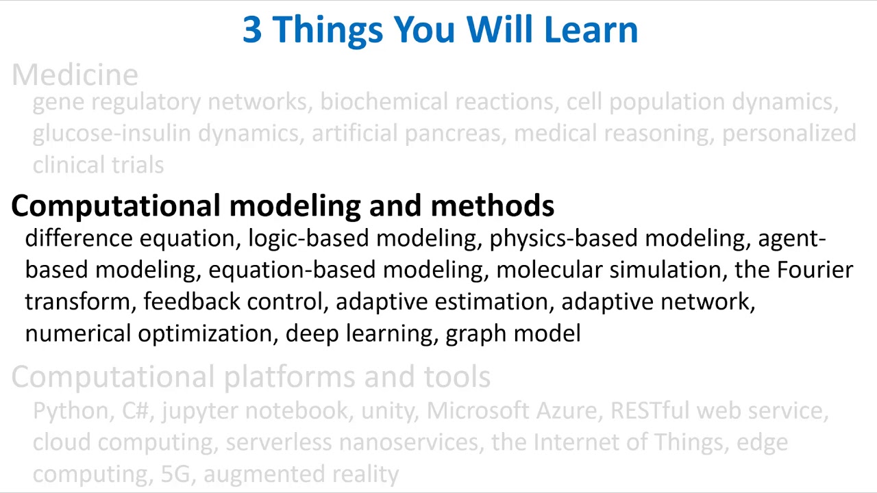 Computational Modeling and Methods - YouTube