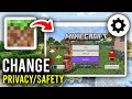How To Change Privacy and Online Safety Settings In Minecraft - Step By Step