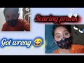 Scaring prank got wrong / Quadruple charm #scary #funny #fun #Quardruplecharm #notfamous