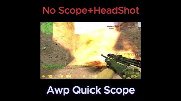 No Scope&HeadShots(Awp Quick Scope) #shorts #counterstrike #4k #gaming