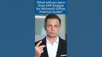 What Will You Learn from SAP Analysis for Microsoft Office Practical Guide? #Shorts #SAP