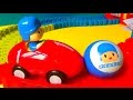 Funny pocoyo car race track spielzeuge