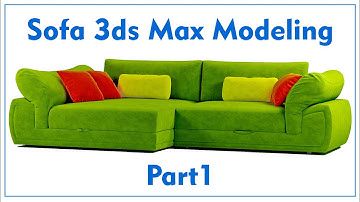 Sofa 3ds Max Modeling | Part 1