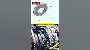 How Engineers Make Gears Move: The Secrets Behind Every Turn #facts #engineering #education