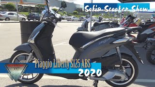 2020 Piaggio Liberty S 125 ABS Walkaround All New Sofia Scooter Fest -  YouTube