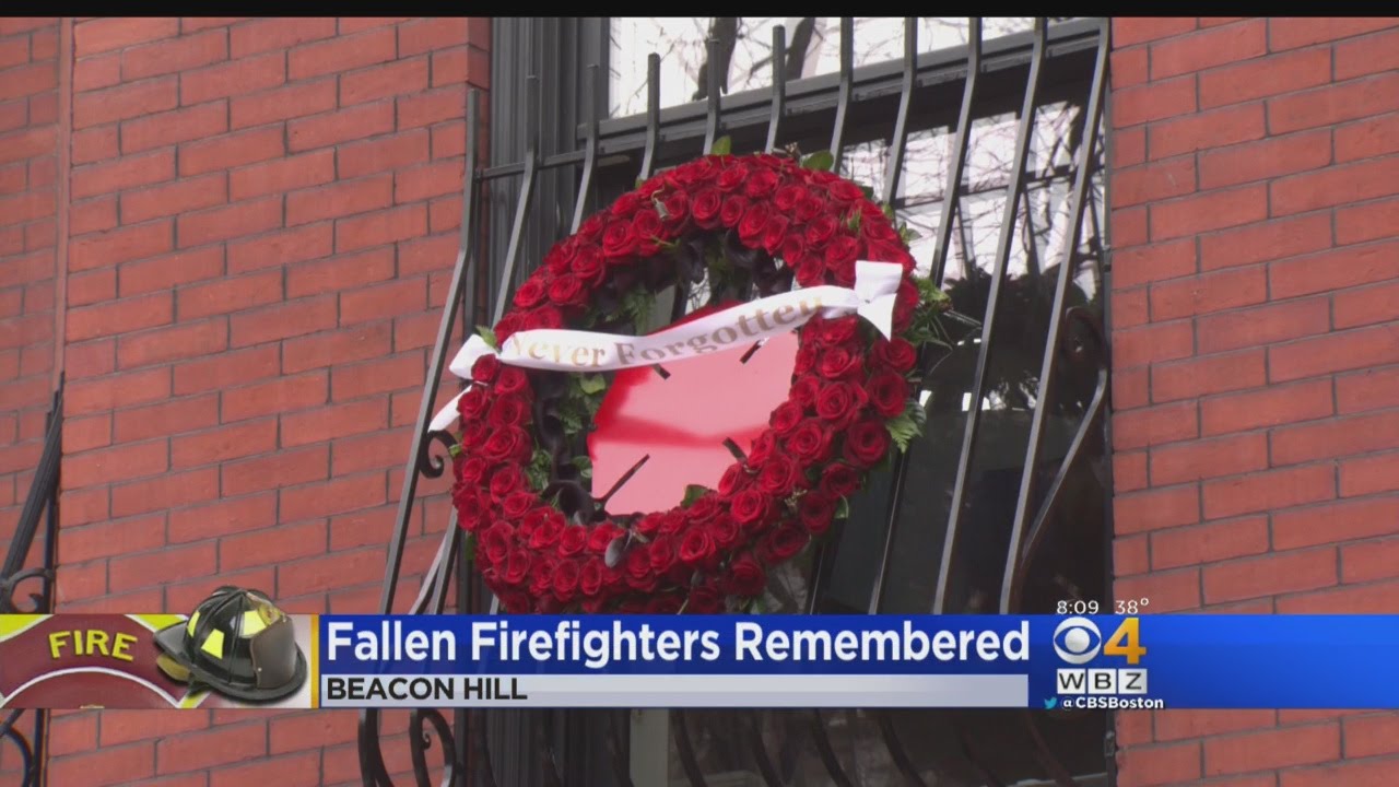 Boston Firefighters Remember Fallen Heroes 3 Years Later - YouTube