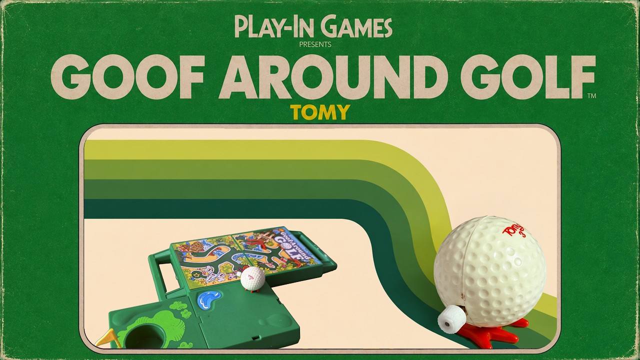 The Forgotten 1980s Tomy Sports Game's - Wind Up Golf - YouTube