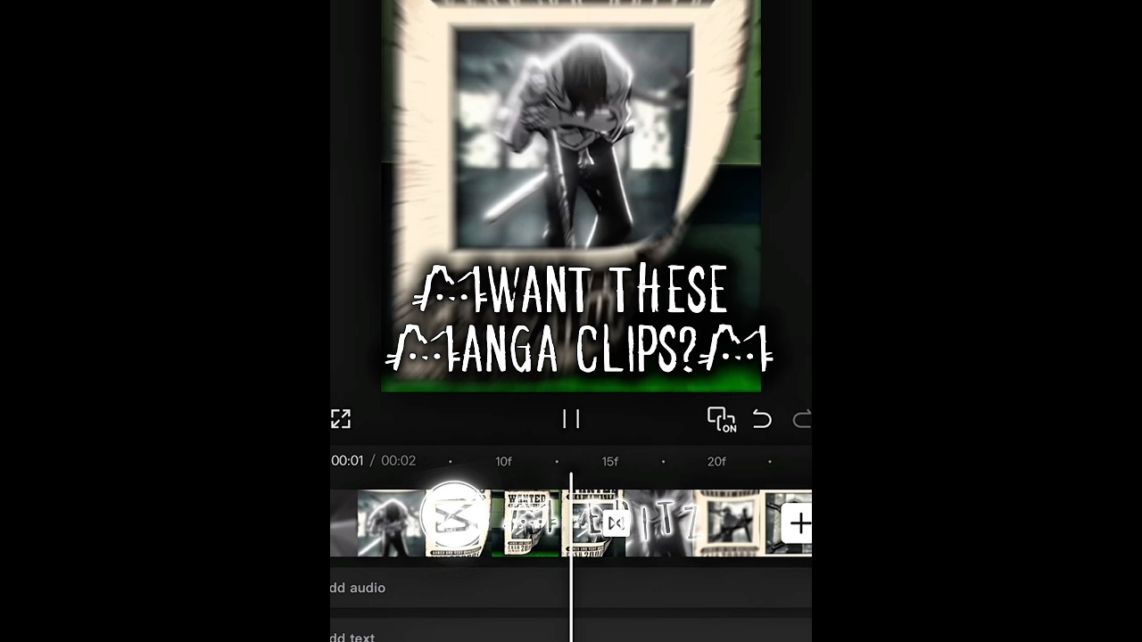 MANGA CLIPS TUTORIAL ON CAPCUT 💀🫡🔥🔥 || (Manga Clips Tutorial) 