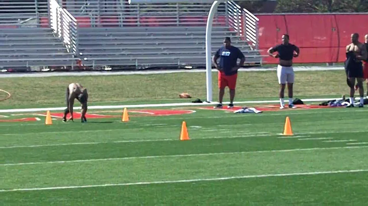 Otis Merrill 40 yard dash - #RedbirdFootball Pro Day
